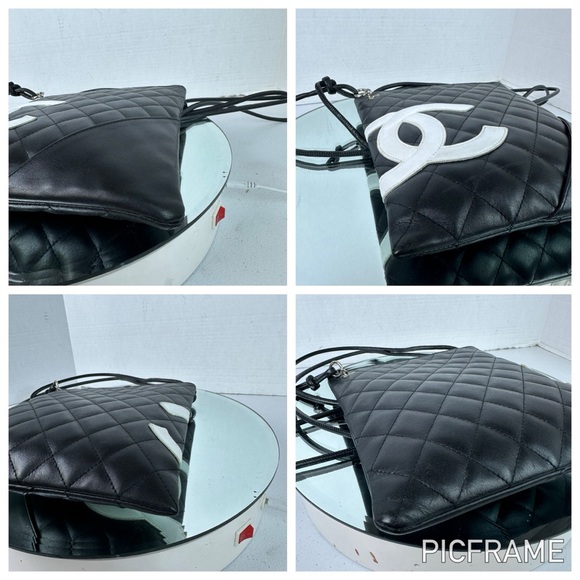 CHANEL CC CAMBON CALFSKIN LEATHER CROSSBODY BAG - Picture 7 of 8